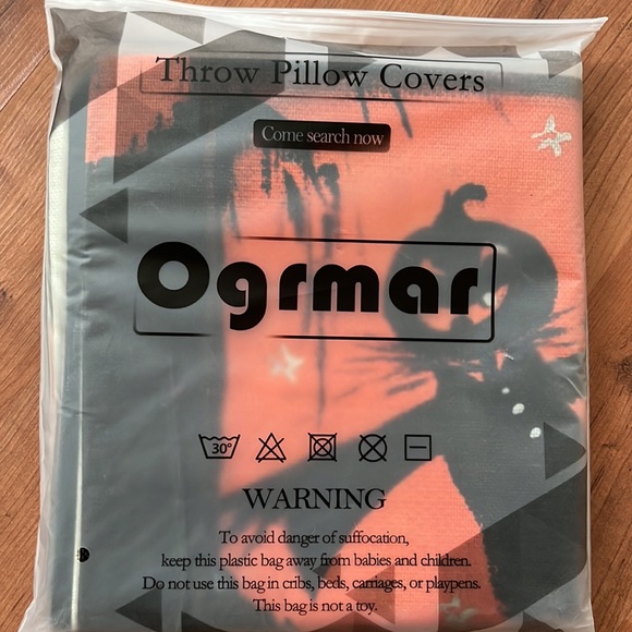 NWT Set of 4 Halloween 18in Square Accent Pillow Case Covers - Picture 7 of 7